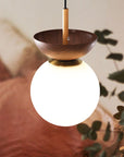 Japanische Deckenleuchte mit Holzoptik | Hikari Deckenlampe