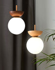 Japanische Deckenleuchte mit Holzoptik | Hikari Deckenlampe