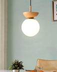 Japanische Deckenleuchte mit Holzoptik | Hikari Deckenlampe