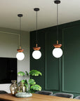 Japanische Deckenleuchte mit Holzoptik | Hikari Deckenlampe