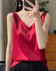 Variant image for Damen Seiden Top Schwarz Größe M Festliche Oberteile-31