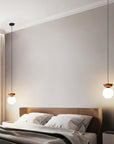 Japanische Deckenleuchte mit Holzoptik | Hikari Deckenlampe