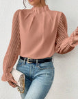 Damen Top Beige Größe M Hochwertiges Material-2