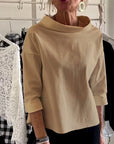 Variant image for Damen Top Beige Größe M Baumwolle-Polyester-25