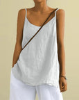 Damen Tank Top Weiß Größe M Atmungsaktiv-1