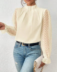 Variant image for Damen Top Beige Größe M Hochwertiges Material-1
