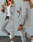 Variant image for Damen Anzug Blau Größe M Polyester Zweiteiler-17