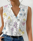 Variant image for Damen Top Weiß Größe M Baumwolle Ärmellos Festlich Elegantes Oberteil-13