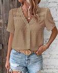 Variant image for Damen Bluse Weiß Größe M Baumwollmischung Elegante Bluse für Festliche Anlässe-9
