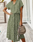 Variant image for Luftiges Midi Damenkleid mit Modernem Druck – Bequemes Sommerkleid für Warme Tage in Eleganter Passform-7