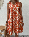 Sommerliches Damen Kleid – A-Linie mit Blumendruck