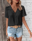 Variant image for Damen Bluse Weiß Größe M Baumwollmischung Elegante Bluse für Festliche Anlässe-21