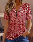 Variant image for Damen Top V-Ausschnitt Beige Größe M Polyester-13