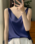 Variant image for Damen Seiden Top Schwarz Größe M Festliche Oberteile-25