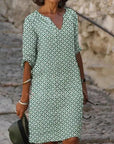 Luftiges Damen Sommerkleid mit lockerer Passform Elviva