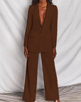 Variant image for Damen Anzug Schwarz Größe M Polyester Blazer und Hose Set für Eleganz-13