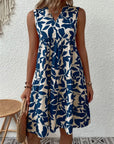 Sommerliches Damen Kleid – A-Linie mit Blumendruck