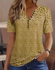 Variant image for Damen Top V-Ausschnitt Beige Größe M Polyester-7
