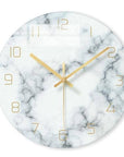 Olivia – Elegante Wanduhr mit Marmor-Optik