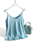 Variant image for Damen Tank Top Weiß Größe M Satin-1