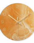 Olivia – Elegante Wanduhr mit Marmor-Optik