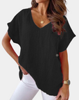 Variant image for Damen T-Shirt Khaki Größe M Baumwolle - Bequemes Oberteil für jeden Anlass-6