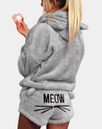Variant image for Damen Fleece Pyjama Set Grau Größe M Ultraweich Schlafanzug-13