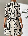 Bequemes Damenkleid mit Print für jeden Anlass Selvara