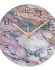 Olivia – Elegante Wanduhr mit Marmor-Optik