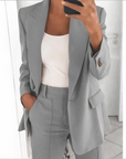 Variant image for Damen Blazer Schwarz Größe M Polyester Set für Eleganz und Komfort-36