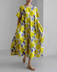 Lockeres Damen Sommerkleid mit Print – Mira