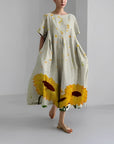 Lockeres Damen Sommerkleid mit Print – Mira