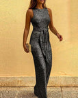 Variant image for Damen Jumpsuit Schwarz Größe M Polyester Festlich Elegant für Hochzeit-1
