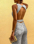 Variant image for Damen Jumpsuit Schwarz Größe M Polyester Festlich Elegant für Hochzeit-26