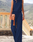Variant image for Damen Jumpsuit Schwarz Größe M Baumwolle - Eleganter Overall für Sommer und besondere Anlässe-20