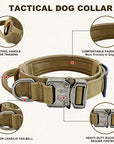 K9Control - Taktisches Hundehalsband mit Griff für mittlere und große Hunde
