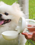 AquaBuddy – Tragbare Hundewasserflasche mit Trinknapf