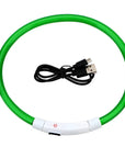 GlowGuard - Leuchtendes LED-Hundehalsband mit USB-Aufladung
