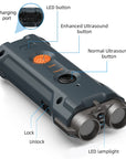 DogSafe Ultraschall Hundeabwehr – 2-in-1 Anti-Bell & Trainingsgerät mit LED-Licht