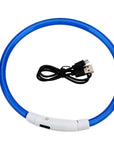 GlowGuard - Leuchtendes LED-Hundehalsband mit USB-Aufladung