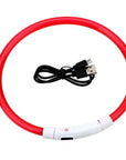 GlowGuard - Leuchtendes LED-Hundehalsband mit USB-Aufladung