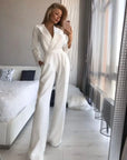 Variant image for Damen Jumpsuit Schwarz Größe M Elastisch - Eleganter Overall für Sommer und Freizeit-22