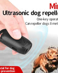 PawGuard Mini Ultraschall Hundeabwehr – USB Wiederaufladbares Anti-Bell & Trainingsgerät mit LED
