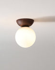 Japanische Deckenleuchte mit Holzoptik | Hikari Deckenlampe