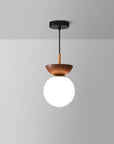 Japanische Deckenleuchte mit Holzoptik | Hikari Deckenlampe