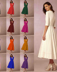 Ärmelloses Damenkleid im Prinzessinnenstil – Elivora