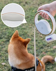 Automatische 3m-Hundeleine mit LED-Licht – Reflektierende