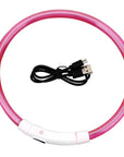 GlowGuard - Leuchtendes LED-Hundehalsband mit USB-Aufladung