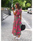 Bequemes Damen Sommerkleid mit lockerer Passform Solenya