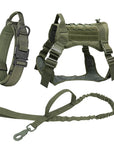 K9 Tactical Hundegeschirr mit Leine – Robustes Military-Set für Training und Kontrolle